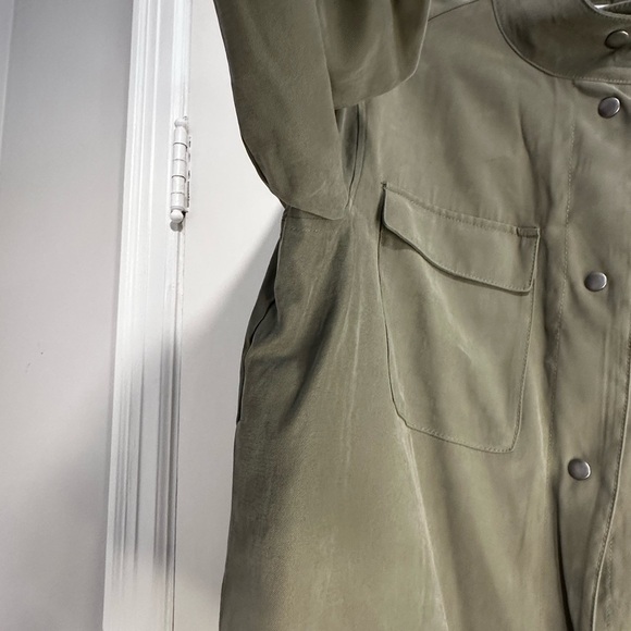 Old Navy Casual Utility Military Jacket Army Green Women's Size 2X Snap Closure. - Picture 13 of 13